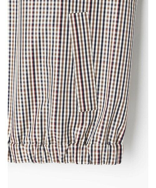 Aquascutum ダブルテーラードジャケット　ツイード　チェック柄 ファンシーツイードジャケット