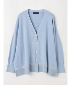 Aquascutum / アクアスキュータム ニット・セーター | シアーライン カーディガン