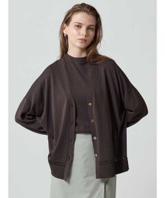 Aquascutum / アクアスキュータム ニット・セーター | シアーライン カーディガン