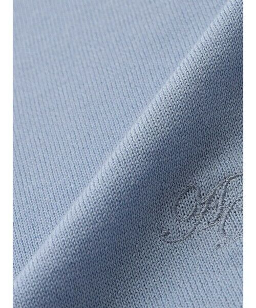 Aquascutum / アクアスキュータム ニット・セーター | シアーライン カーディガン | 詳細1