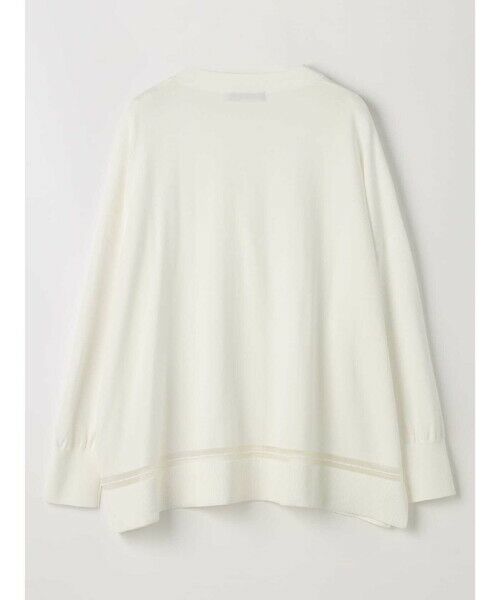 Aquascutum / アクアスキュータム ニット・セーター | シアーライン カーディガン | 詳細12