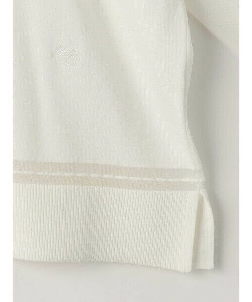 Aquascutum / アクアスキュータム ニット・セーター | シアーライン カーディガン | 詳細15