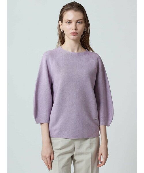 Aquascutum/アクアスキュータム ホールガーメントプルオーバー ラベンダー 8 Aquascutum/アクアスキュータム ホールガーメントプルオーバー ラベンダー 8