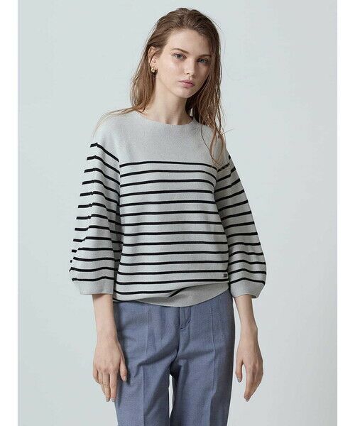 Aquascutum/アクアスキュータム ホールガーメントプルオーバー ライトグレー 8 Aquascutum/アクアスキュータム ホールガーメントプルオーバー ライトグレー 8