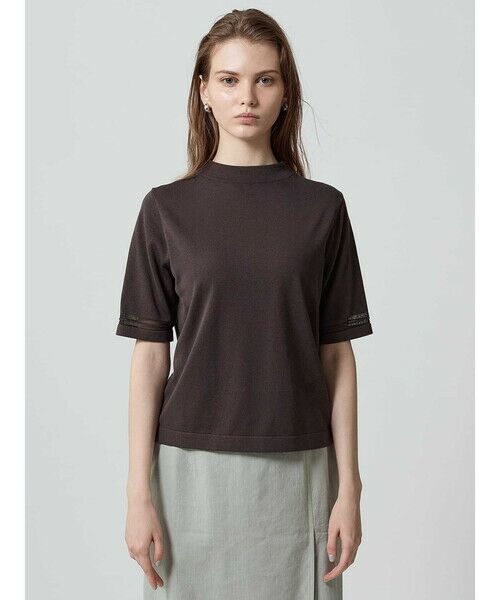 Aquascutum / アクアスキュータム ニット・セーター | シアーライン プルオーバー | 詳細5