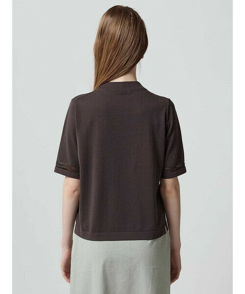 Aquascutum / アクアスキュータム ニット・セーター | シアーライン プルオーバー | 詳細7