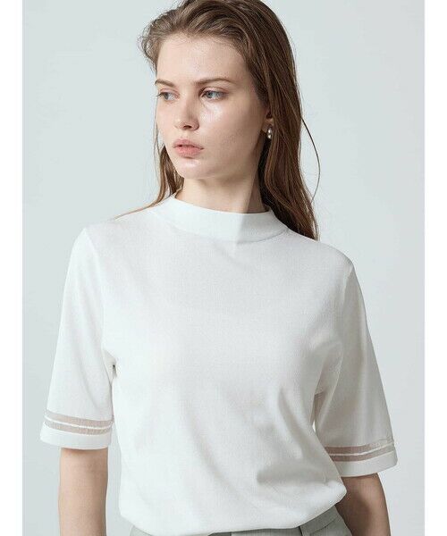 Aquascutum / アクアスキュータム ニット・セーター | シアーライン プルオーバー | 詳細17