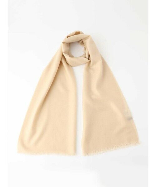 Aquascutum/アクアスキュータム カシミヤガーゼストール ベージュ F Aquascutum/アクアスキュータム カシミヤガーゼストール ベージュ F