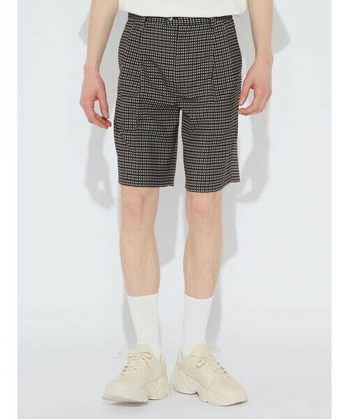 Aquascutum/アクアスキュータム 2タック ハーフパンツ ネイビー M Aquascutum/アクアスキュータム 2タック ハーフパンツ ネイビー M