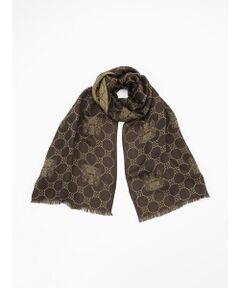 Aquascutum / アクアスキュータム マフラー・ショール・スヌード・ストール | クレスト　ブラック×キャメルブラウン