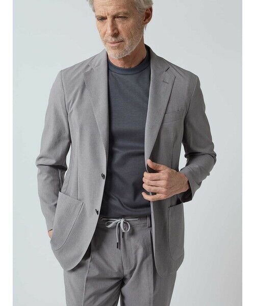 Aquascutum / アクアスキュータム テーラードジャケット | Summer TEC.3 Dot Air Jacket | 詳細13