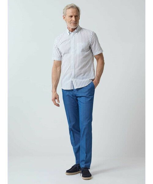Sucker Stripe Short Sleeve Shirt （シャツ・ブラウス