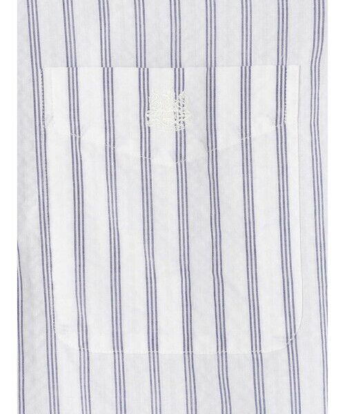 Aquascutum / アクアスキュータム シャツ・ブラウス | Sucker Stripe Short Sleeve Shirt | 詳細11