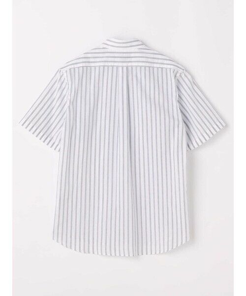 Aquascutum / アクアスキュータム シャツ・ブラウス | Sucker Stripe Short Sleeve Shirt | 詳細7