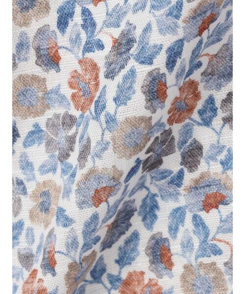 Aquascutum / アクアスキュータム シャツ・ブラウス | Floral Print Short Sleeve Shirt | 詳細12