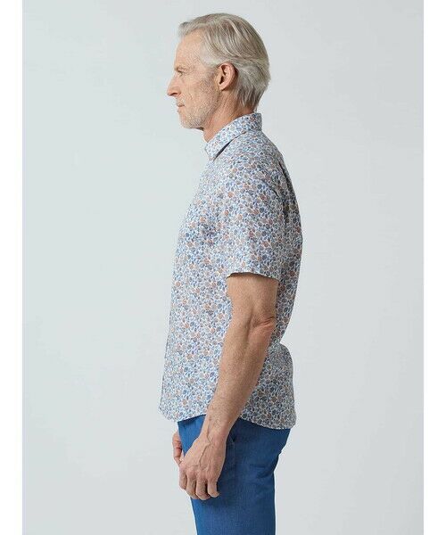 Aquascutum / アクアスキュータム シャツ・ブラウス | Floral Print Short Sleeve Shirt | 詳細3