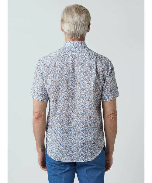Aquascutum / アクアスキュータム シャツ・ブラウス | Floral Print Short Sleeve Shirt | 詳細4