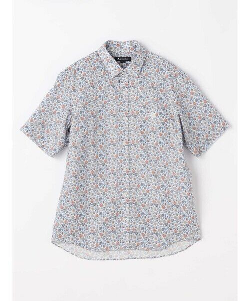 Aquascutum / アクアスキュータム シャツ・ブラウス | Floral Print Short Sleeve Shirt | 詳細6