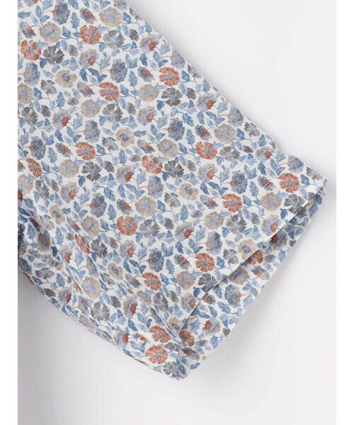Aquascutum / アクアスキュータム シャツ・ブラウス | Floral Print Short Sleeve Shirt | 詳細9