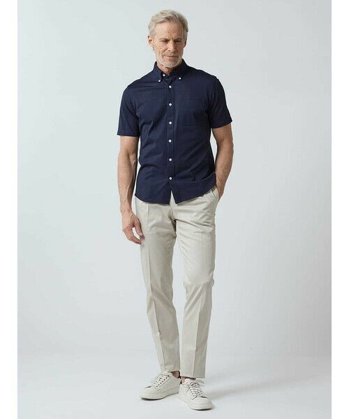 Aquascutum / アクアスキュータム シャツ・ブラウス | Summer TEC.3 Cool Knit Short Sleeve Shir | 詳細1