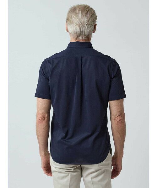 Aquascutum / アクアスキュータム シャツ・ブラウス | Summer TEC.3 Cool Knit Short Sleeve Shir | 詳細4