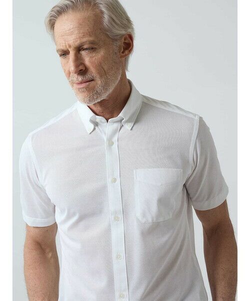 Aquascutum / アクアスキュータム シャツ・ブラウス | Summer TEC.3 Cool Knit Short Sleeve Shir | 詳細13