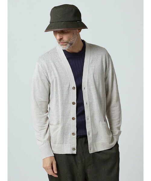 Aquascutum/ANAXL[^ Linen Cotton Cardigan ްޭ M