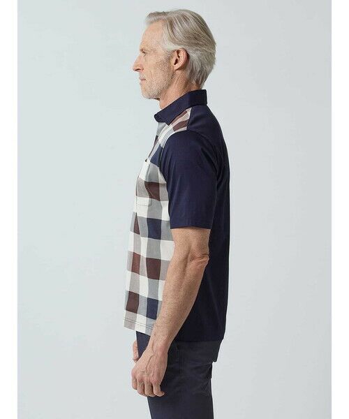 Club Check Print POLO （カットソー）｜Aquascutum / アクア