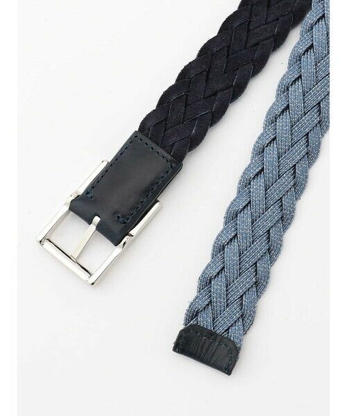 Aquascutum / アクアスキュータム ベルト・サスペンダー | Double Face Mesh Belt | 詳細1