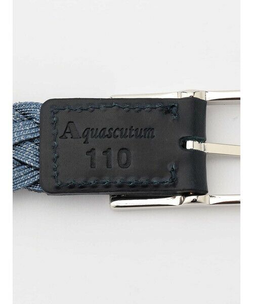 Aquascutum / アクアスキュータム ベルト・サスペンダー | Double Face Mesh Belt | 詳細2