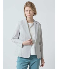 Aquascutum / アクアスキュータム テーラードジャケット | ストライプサッカージャケット