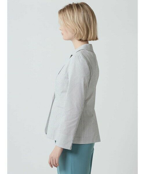 Aquascutum / アクアスキュータム テーラードジャケット | ストライプサッカージャケット | 詳細7