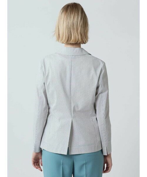 Aquascutum / アクアスキュータム テーラードジャケット | ストライプサッカージャケット | 詳細8