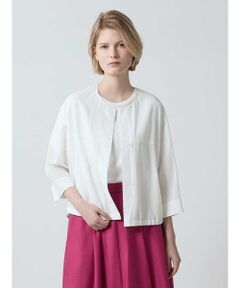 Aquascutum / アクアスキュータム テーラードジャケット | ラスタービエララウンドネックジャケット