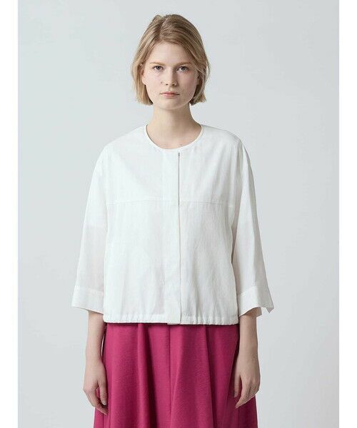 Aquascutum / アクアスキュータム テーラードジャケット | ラスタービエララウンドネックジャケット | 詳細3