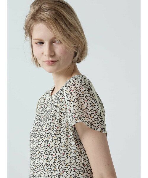 Aquascutum / アクアスキュータム ドレス | 幾何フラワーPRINTワンピース | 詳細14