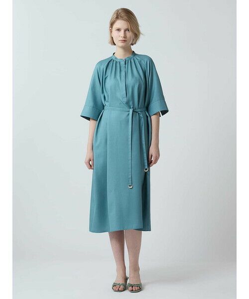 Aquascutum / アクアスキュータム ドレス | ギャザーシャツワンピース | 詳細1