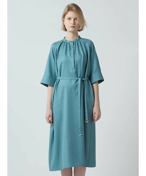 Aquascutum / アクアスキュータム ドレス | ギャザーシャツワンピース | 詳細2