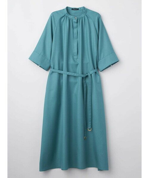 Aquascutum / アクアスキュータム ドレス | ギャザーシャツワンピース | 詳細6