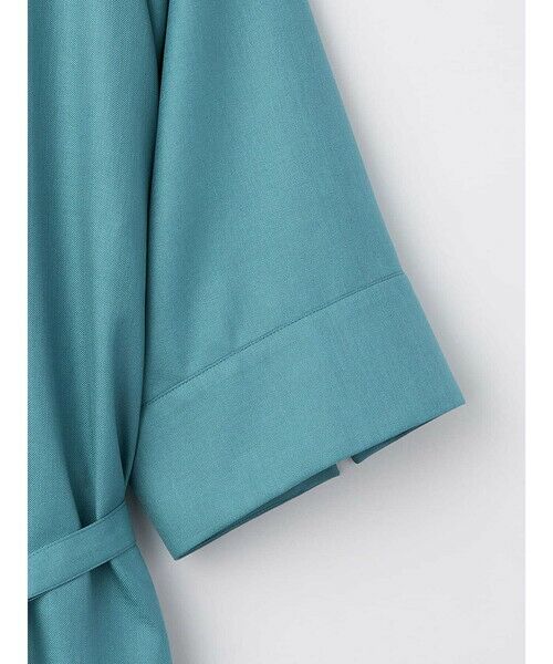 Aquascutum / アクアスキュータム ドレス | ギャザーシャツワンピース | 詳細9