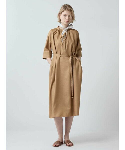 Aquascutum / アクアスキュータム ドレス | ギャザーシャツワンピース | 詳細14