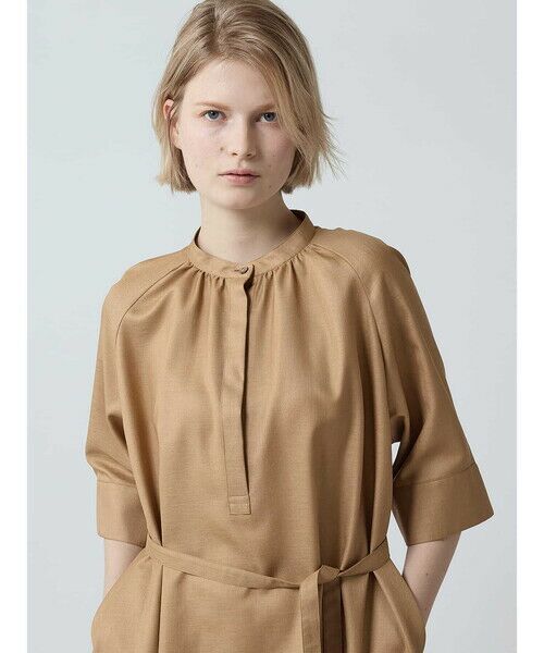 Aquascutum / アクアスキュータム ドレス | ギャザーシャツワンピース | 詳細15