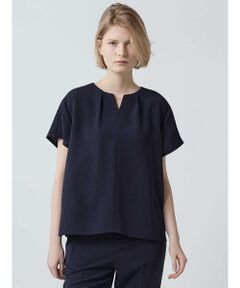 アクアスキュータム ブラウス 半袖 ウール 美品