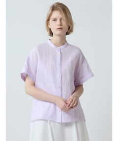 アクアスキュータム ブラウス 半袖 ウール 美品