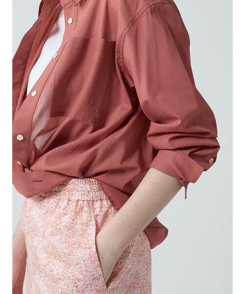 Aquascutum / アクアスキュータム シャツ・ブラウス | ストレッチボイルシアーシャツ | 詳細10