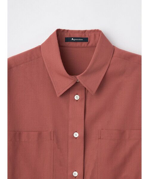 Aquascutum / アクアスキュータム シャツ・ブラウス | ストレッチボイルシアーシャツ | 詳細13