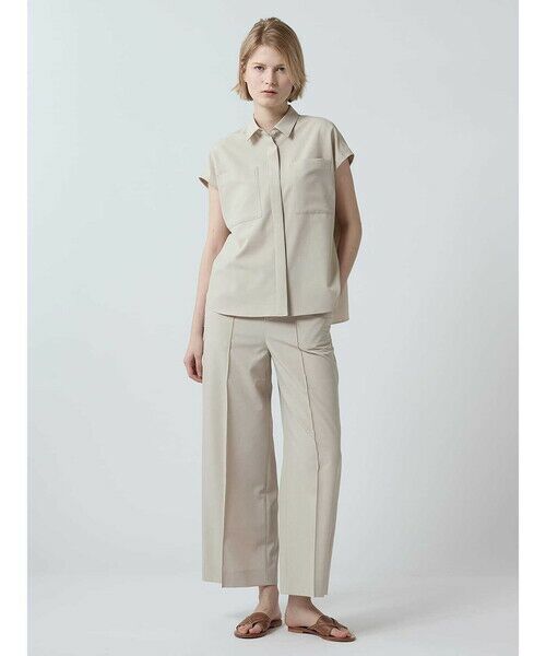 Aquascutum / アクアスキュータム シャツ・ブラウス | リフラクスノースリーブシャツ | 詳細1