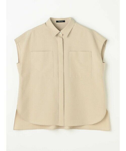 Aquascutum / アクアスキュータム シャツ・ブラウス | リフラクスノースリーブシャツ | 詳細5