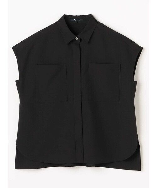 Aquascutum / アクアスキュータム シャツ・ブラウス | リフラクスノースリーブシャツ | 詳細13