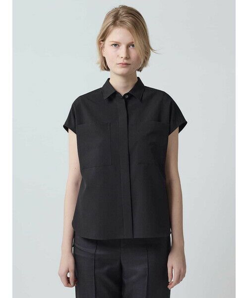 Aquascutum / アクアスキュータム シャツ・ブラウス | リフラクスノースリーブシャツ | 詳細8